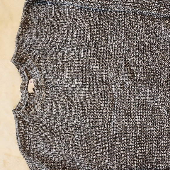 So Crew Neck Ribbed Sweater Grey size M - Picture 4 of 11